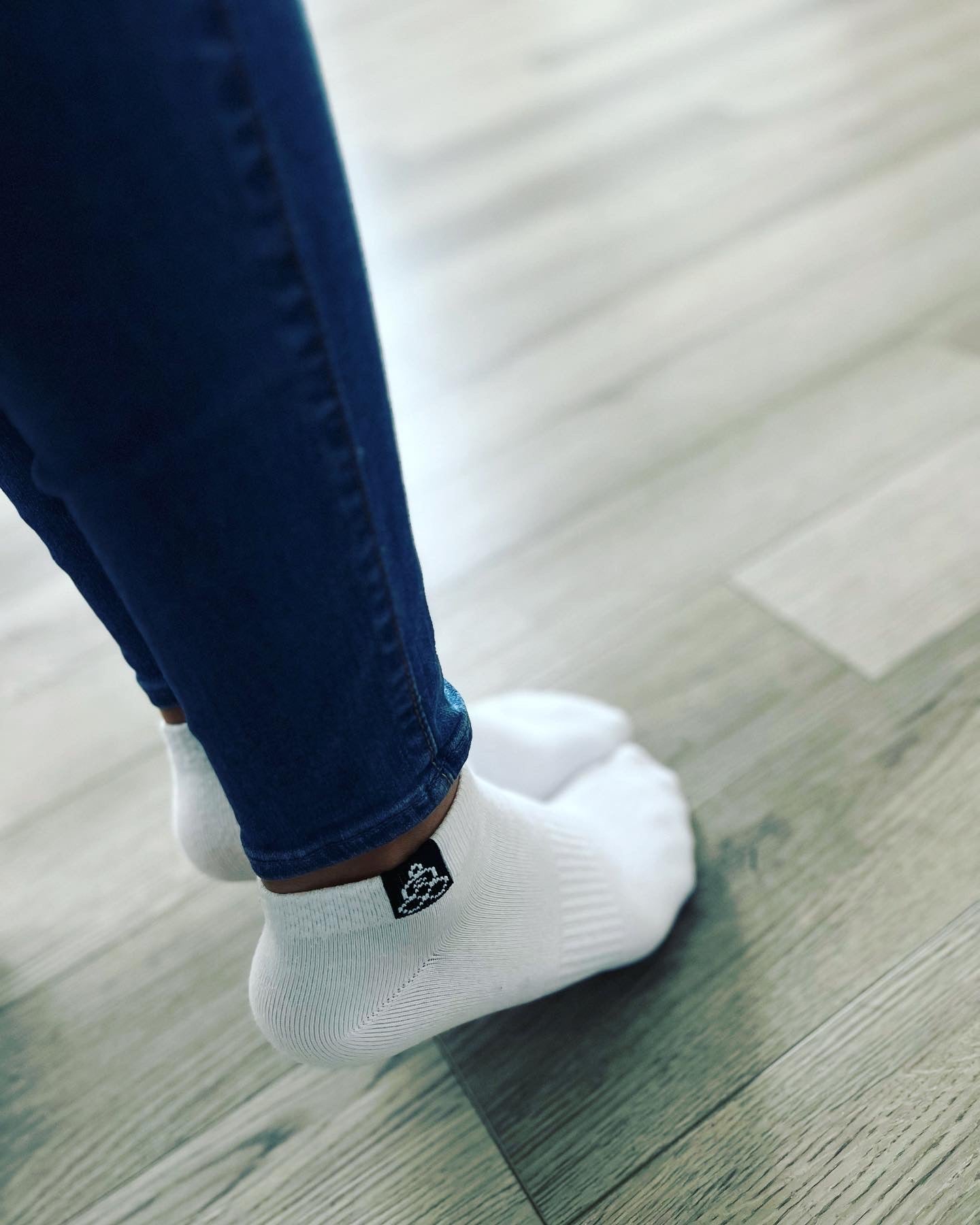 Buddha Design White Socks