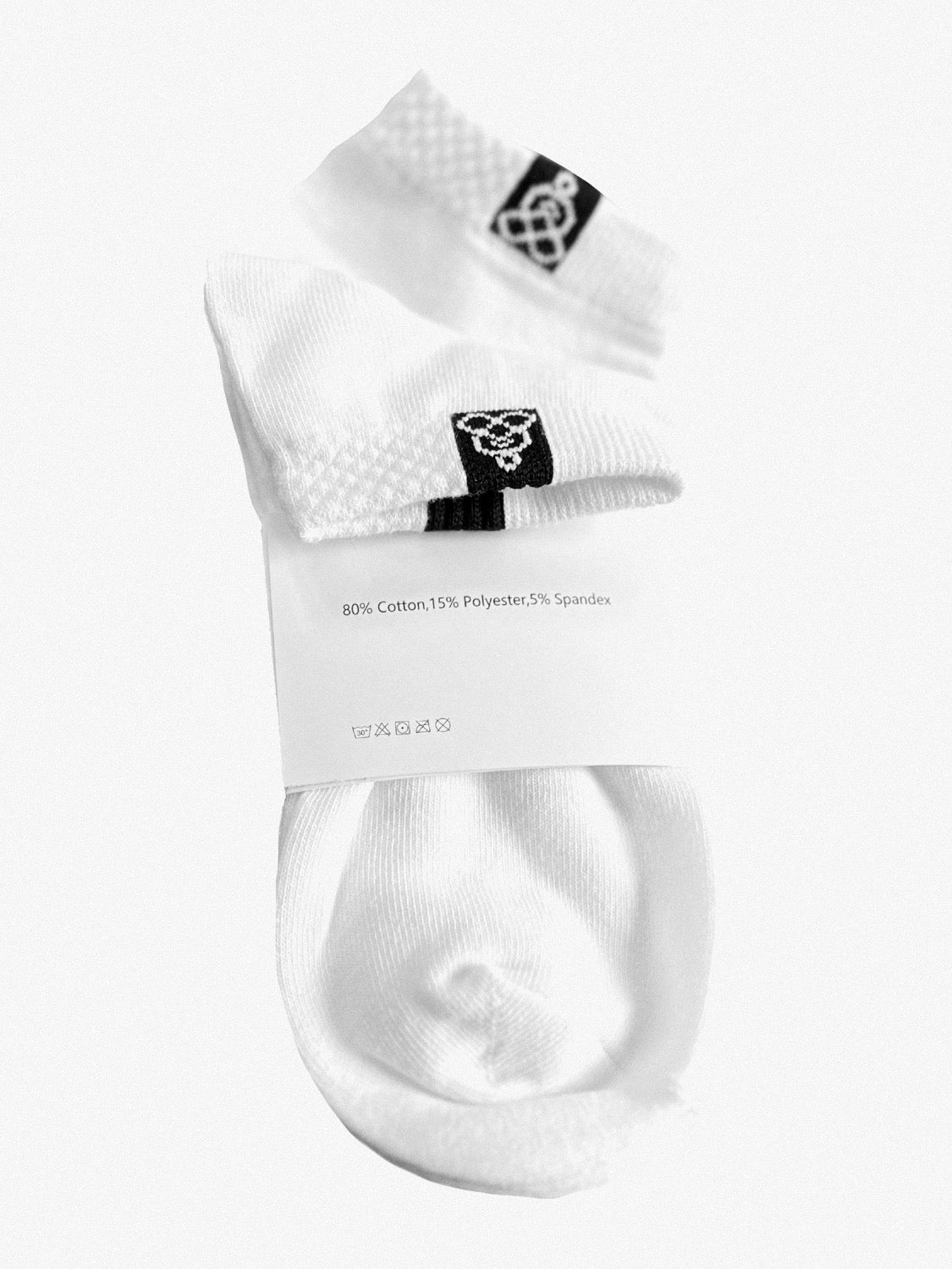 Buddha Design White Socks