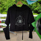 Women's Mystical Third Eye Elbow Cut-Out Hoodie
