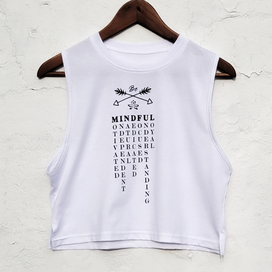 Fitted Crop Tank Top